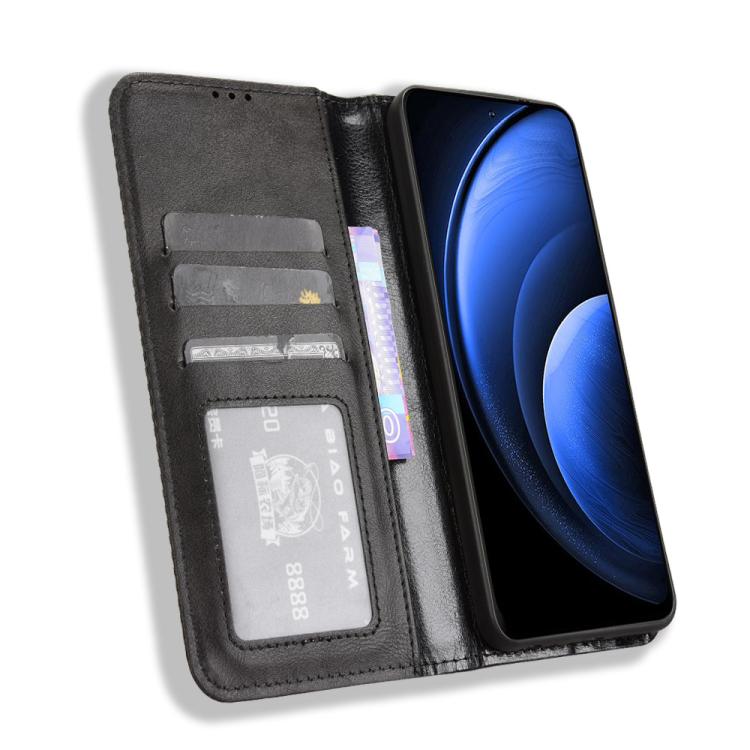 For Blackview Oscal Tiger 13 Magnetic Buckle Retro Texture Leather Phone Case