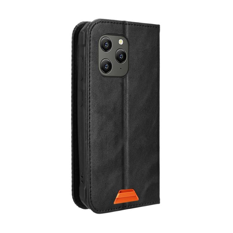 For Blackview BV5300 / BV5300 Pro Magnetic Buckle Retro Texture Leather Phone Case