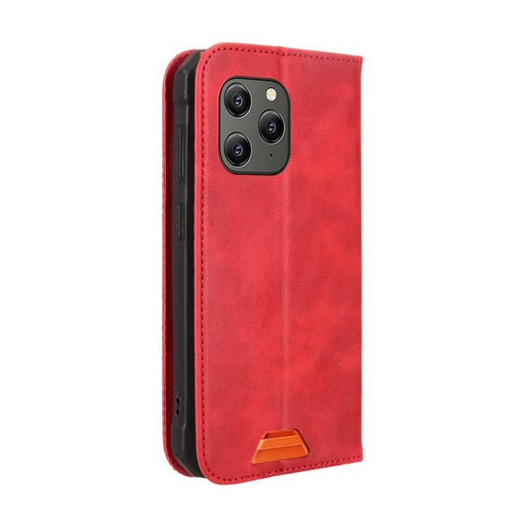 For Blackview BV5300 / BV5300 Pro Magnetic Buckle Retro Texture Leather Phone Case