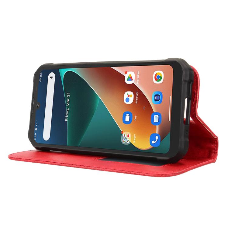 For Blackview BV5300 / BV5300 Pro Magnetic Buckle Retro Texture Leather Phone Case