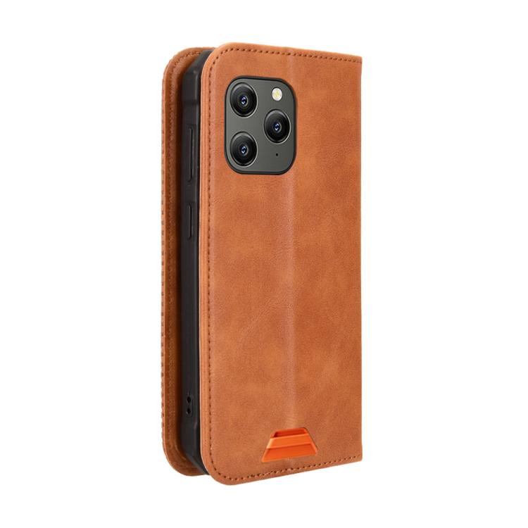 For Blackview BV5300 / BV5300 Pro Magnetic Buckle Retro Texture Leather Phone Case