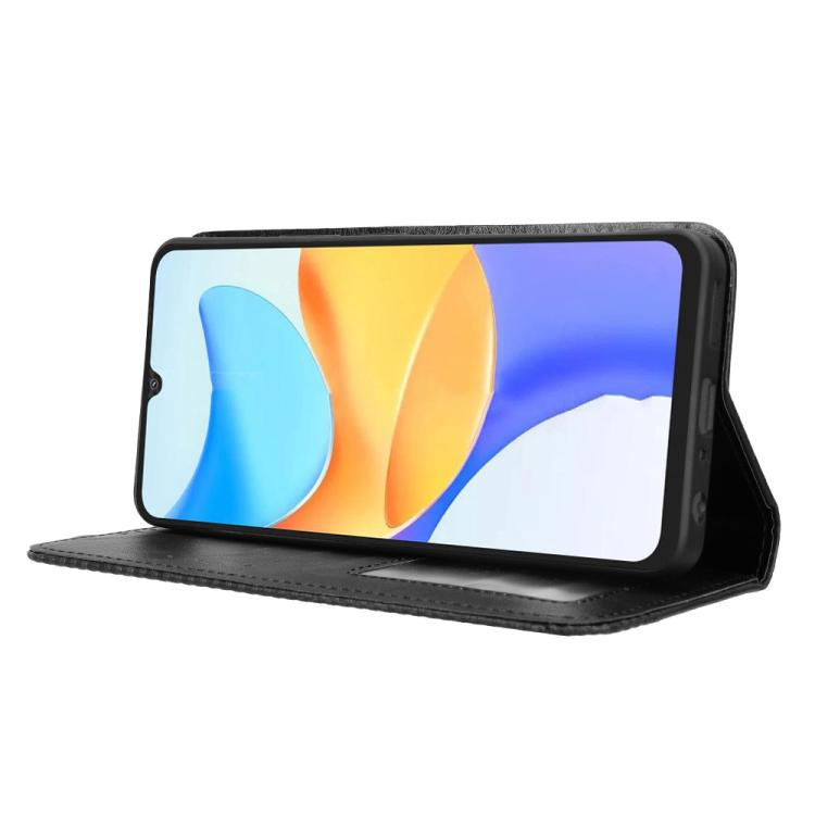 For Blackview SHARK 6 Magnetic Buckle Retro Texture Leather Phone Case