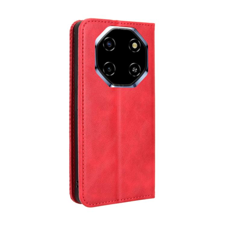 For Blackview SHARK 6 Magnetic Buckle Retro Texture Leather Phone Case