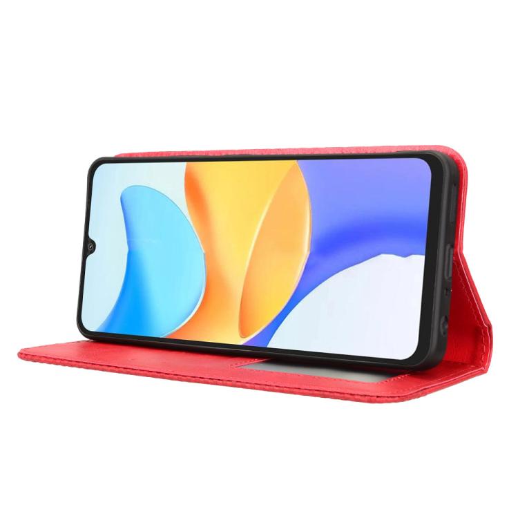 For Blackview SHARK 6 Magnetic Buckle Retro Texture Leather Phone Case