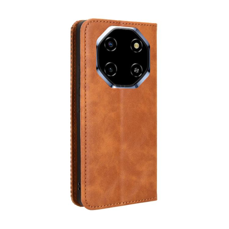 For Blackview SHARK 6 Magnetic Buckle Retro Texture Leather Phone Case