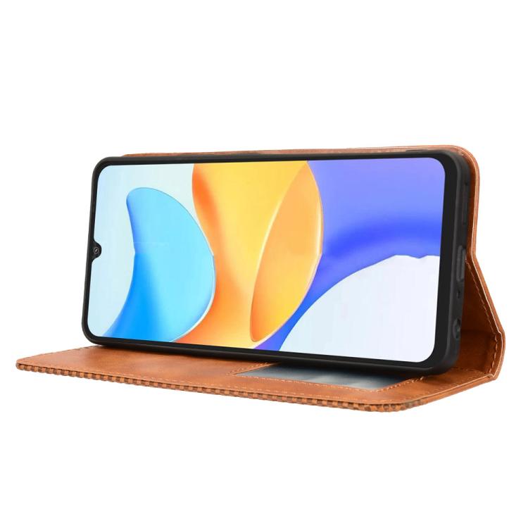 For Blackview SHARK 6 Magnetic Buckle Retro Texture Leather Phone Case