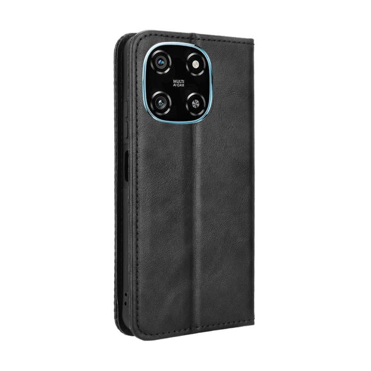 For Blackview COLOR 6 Magnetic Buckle Retro Texture Leather Phone Case