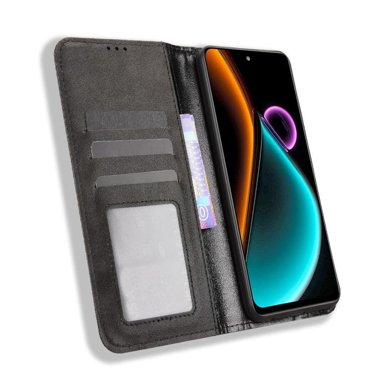 For Blackview COLOR 6 Magnetic Buckle Retro Texture Leather Phone Case