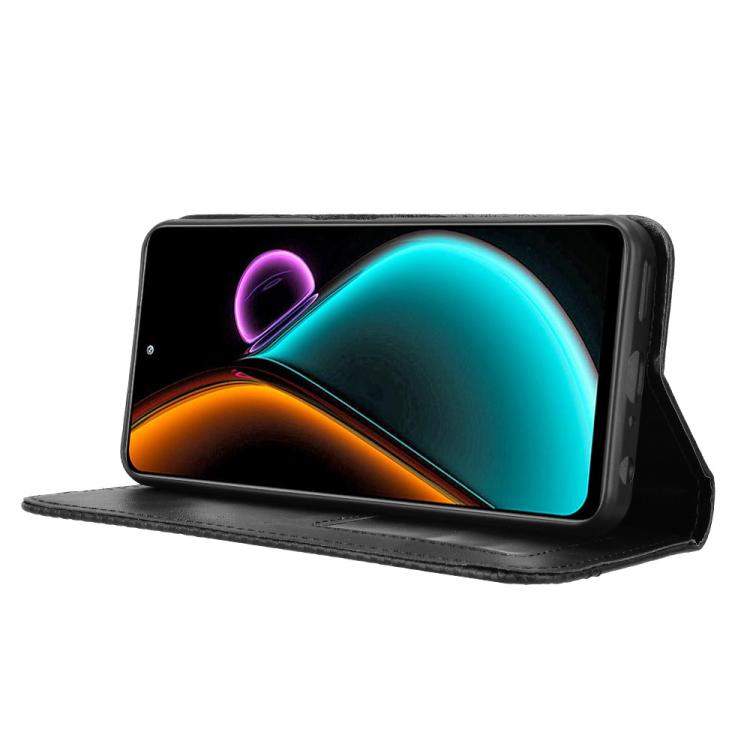 For Blackview COLOR 6 Magnetic Buckle Retro Texture Leather Phone Case