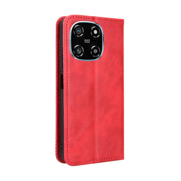 For Blackview COLOR 6 Magnetic Buckle Retro Texture Leather Phone Case