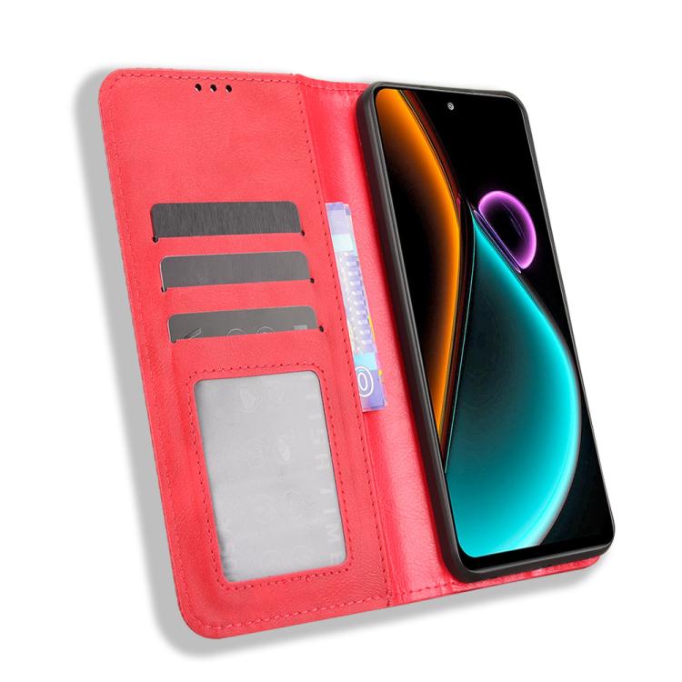 For Blackview COLOR 6 Magnetic Buckle Retro Texture Leather Phone Case