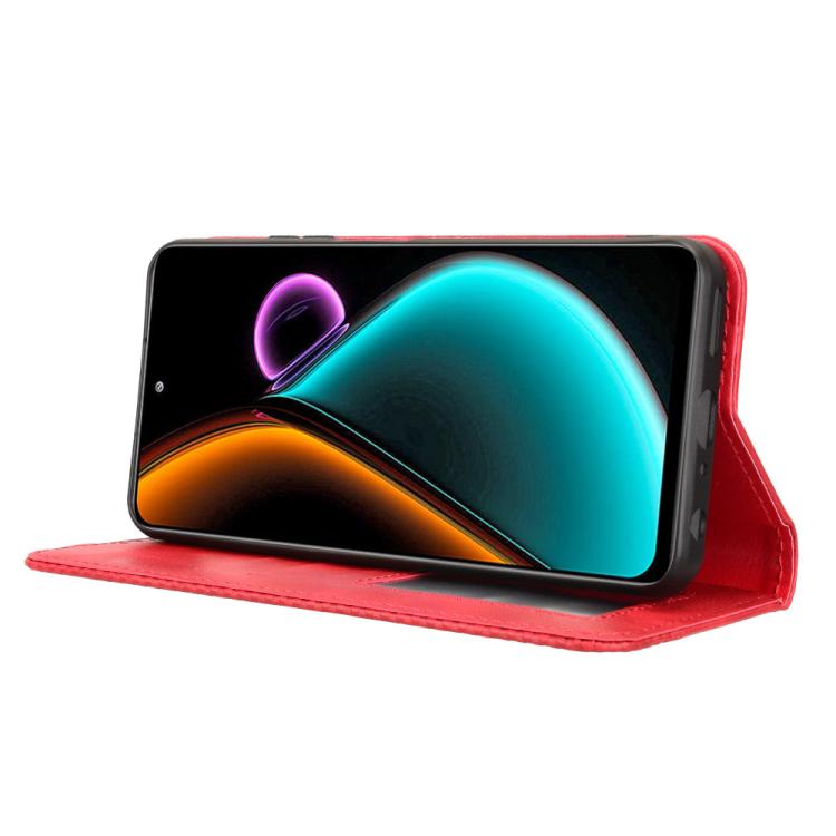 For Blackview COLOR 6 Magnetic Buckle Retro Texture Leather Phone Case