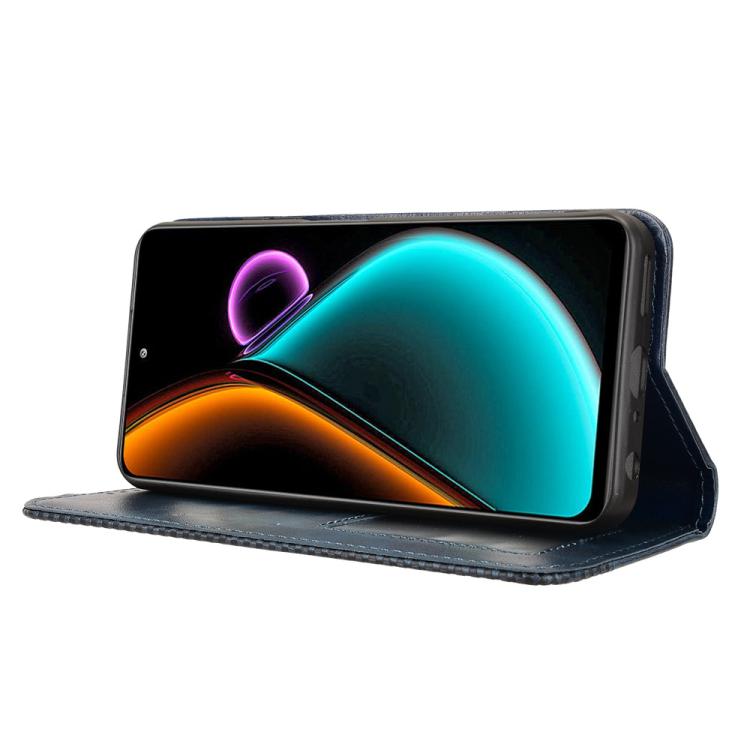 For Blackview COLOR 6 Magnetic Buckle Retro Texture Leather Phone Case