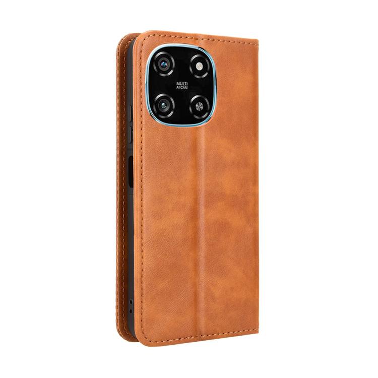 For Blackview COLOR 6 Magnetic Buckle Retro Texture Leather Phone Case