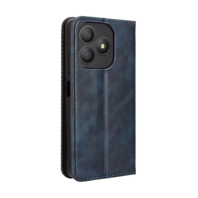 For Blackview Wave 9C Magnetic Buckle Retro Texture Leather Phone Case