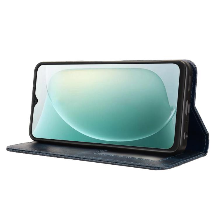For Blackview Wave 9C Magnetic Buckle Retro Texture Leather Phone Case