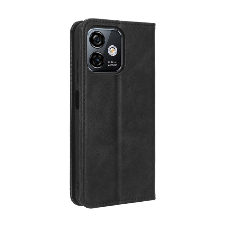 For Ulefone Note 16 Pro Magnetic Buckle Retro Texture Leather Phone Case