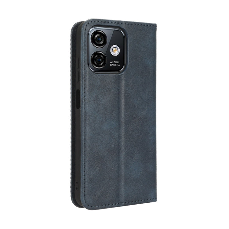 For Ulefone Note 16 Pro Magnetic Buckle Retro Texture Leather Phone Case