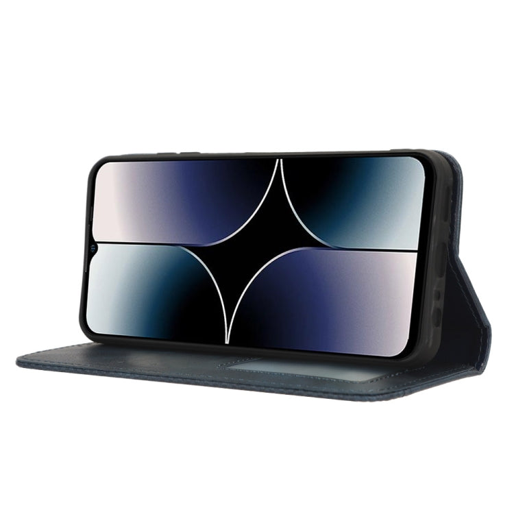 For Ulefone Note 16 Pro Magnetic Buckle Retro Texture Leather Phone Case