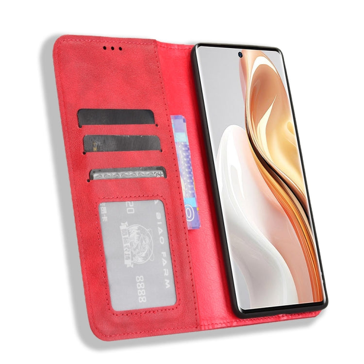 For Ulefone Note 17 Pro Magnetic Buckle Retro Texture Leather Phone Case