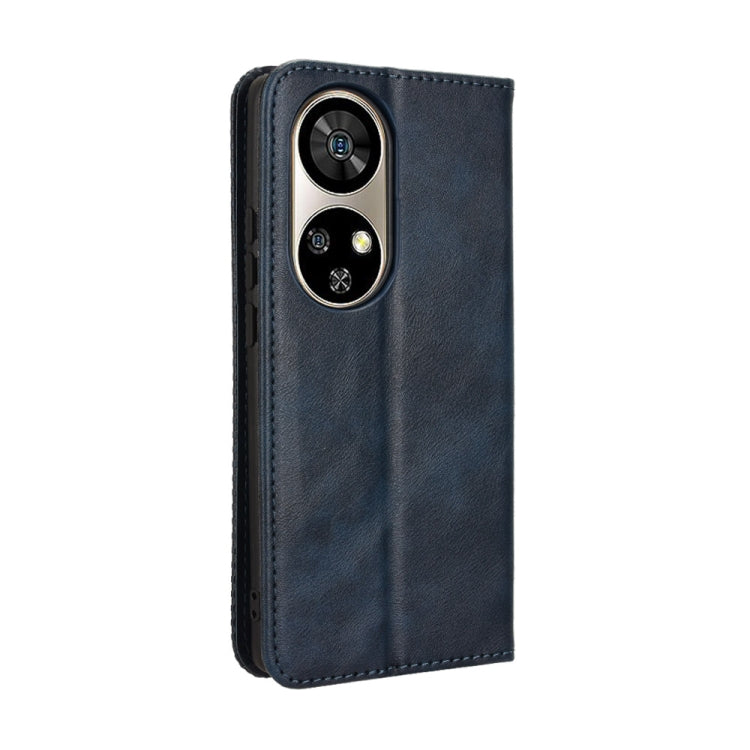 For Ulefone Note 17 Pro Magnetic Buckle Retro Texture Leather Phone Case