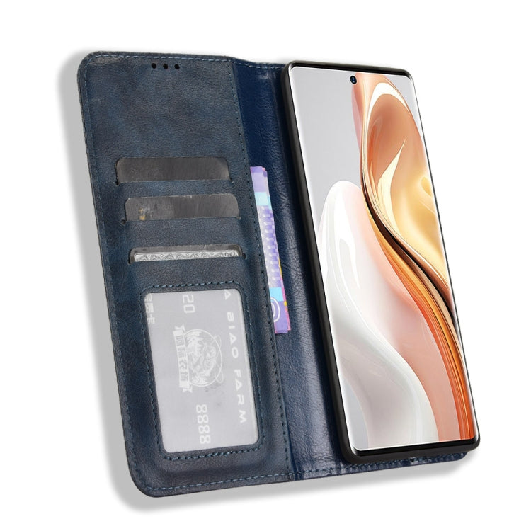 For Ulefone Note 17 Pro Magnetic Buckle Retro Texture Leather Phone Case