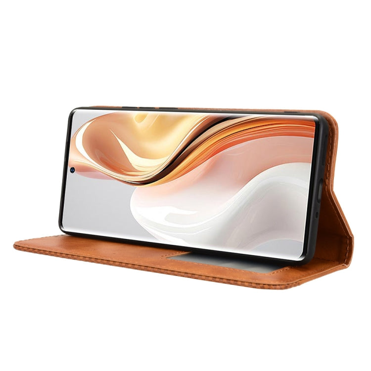 For Ulefone Note 17 Pro Magnetic Buckle Retro Texture Leather Phone Case