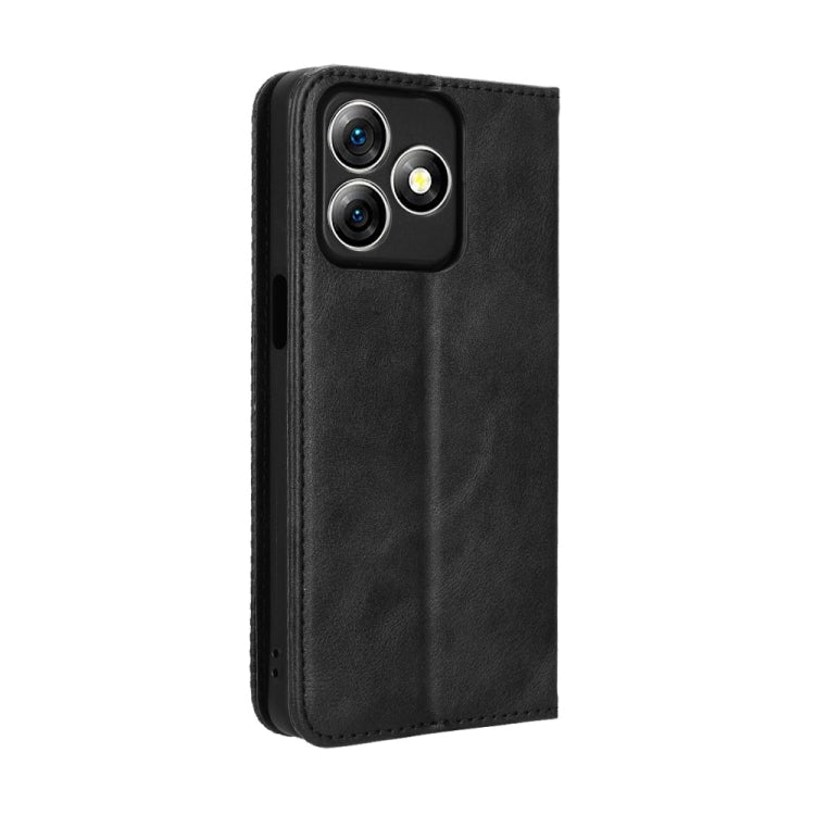For Ulefone Note 18 Ultra Magnetic Buckle Retro Texture Leather Phone Case