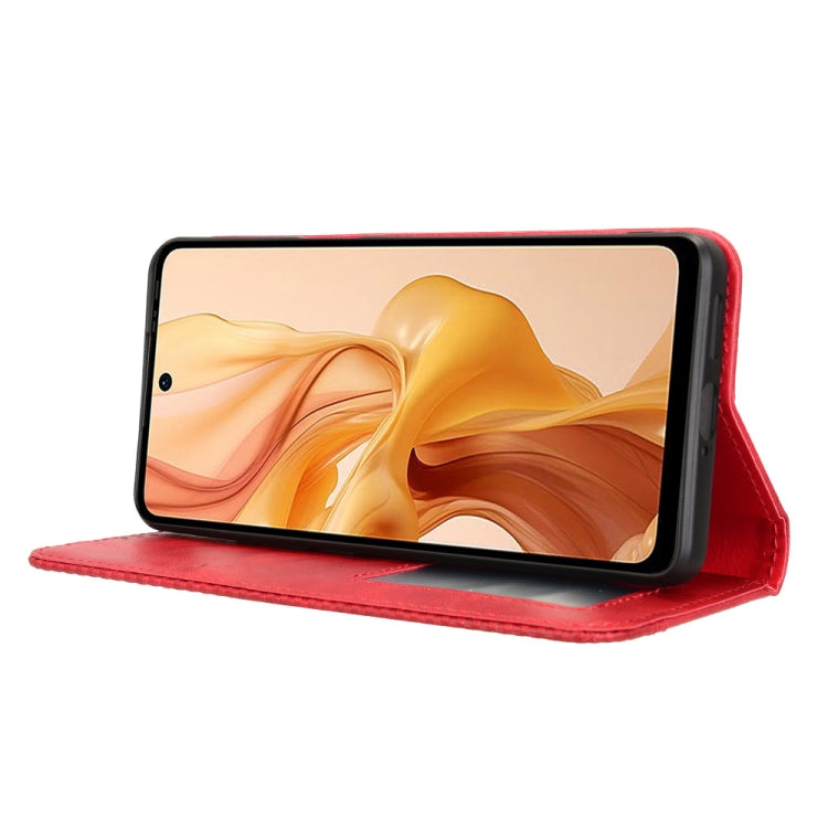 For Ulefone Note 18 Ultra Magnetic Buckle Retro Texture Leather Phone Case