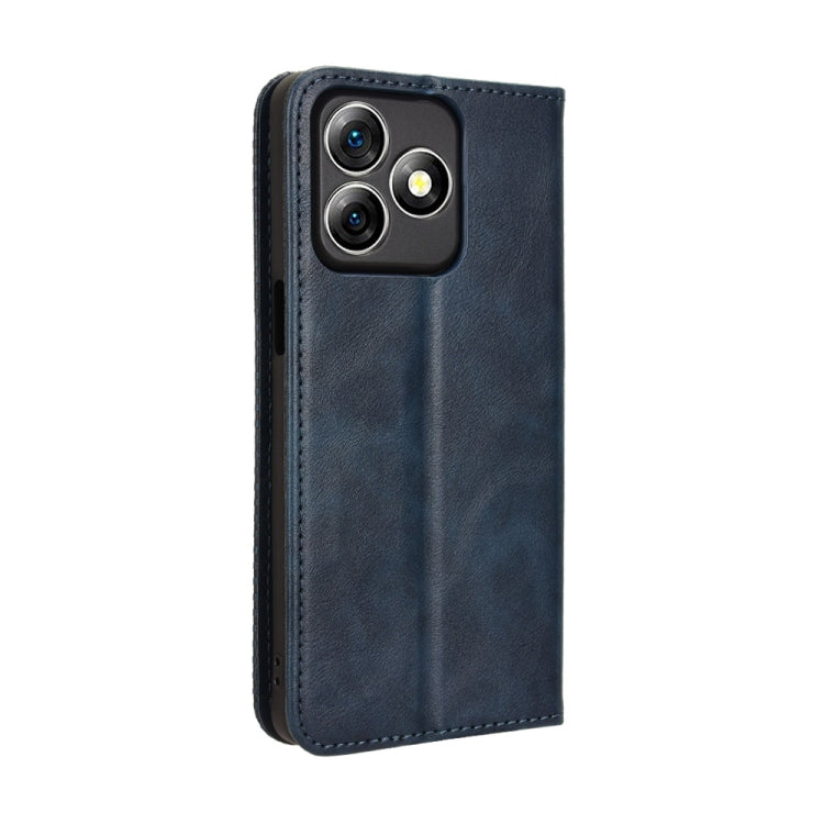 For Ulefone Note 18 Ultra Magnetic Buckle Retro Texture Leather Phone Case