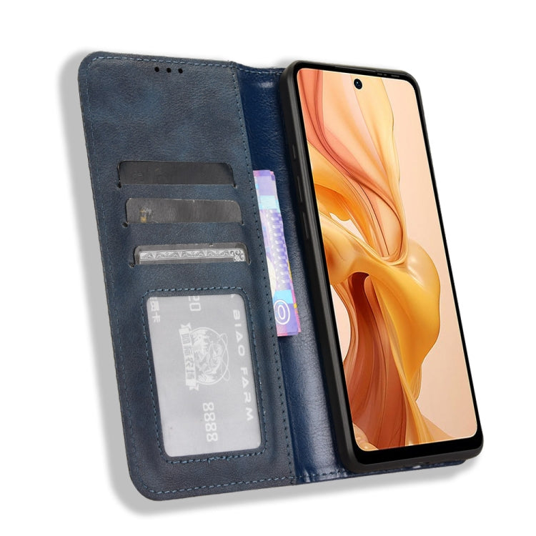 For Ulefone Note 18 Ultra Magnetic Buckle Retro Texture Leather Phone Case
