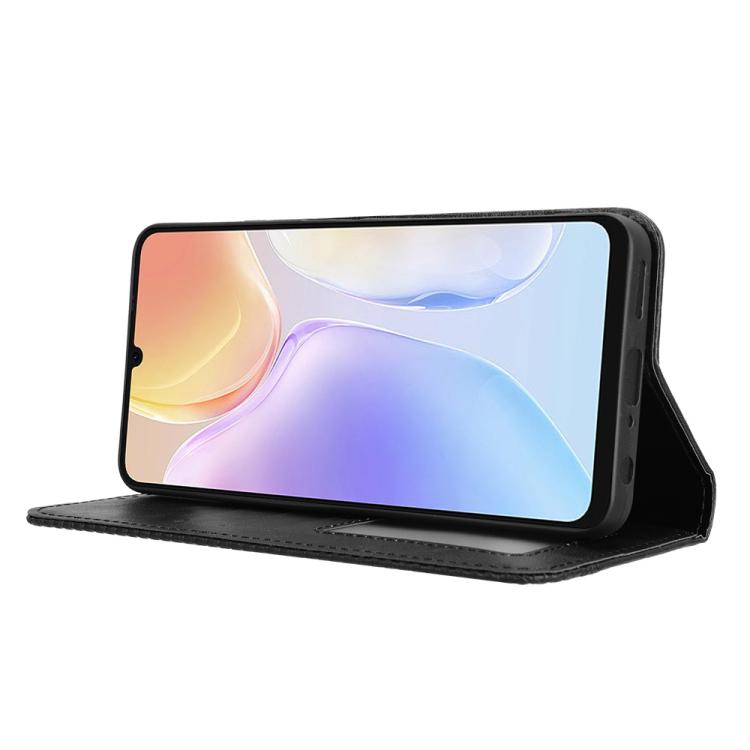 For Ulefone Note 20 Pro Magnetic Buckle Retro Texture Leather Phone Case