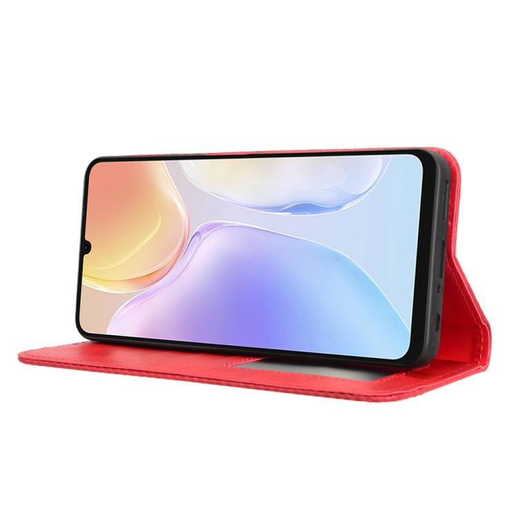 For Ulefone Note 20 Pro Magnetic Buckle Retro Texture Leather Phone Case