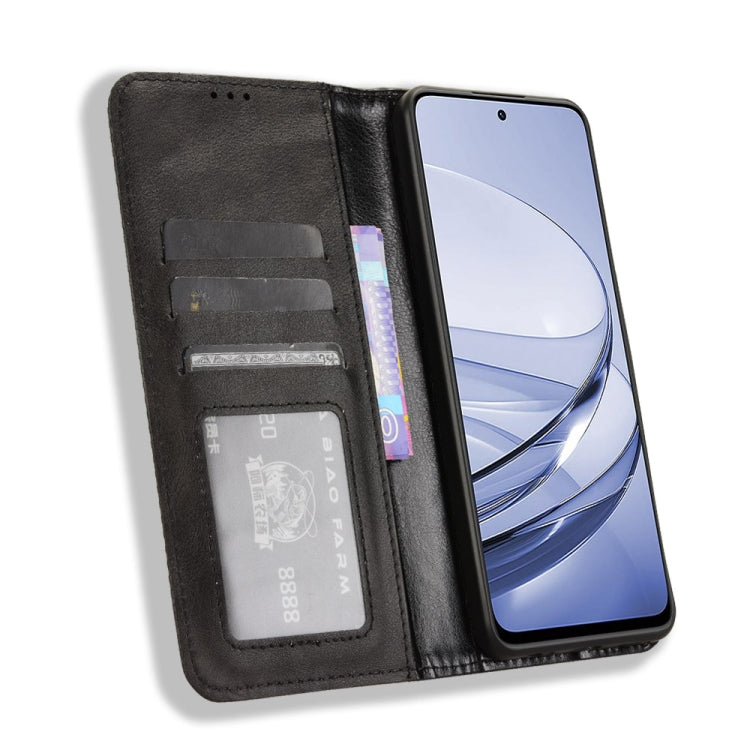 For ZTE Blade V60 / Axon 60 4G Magnetic Buckle Retro Texture Leather Phone Case