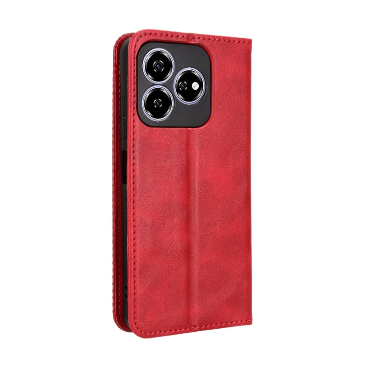 For ZTE Blade V60 / Axon 60 4G Magnetic Buckle Retro Texture Leather Phone Case