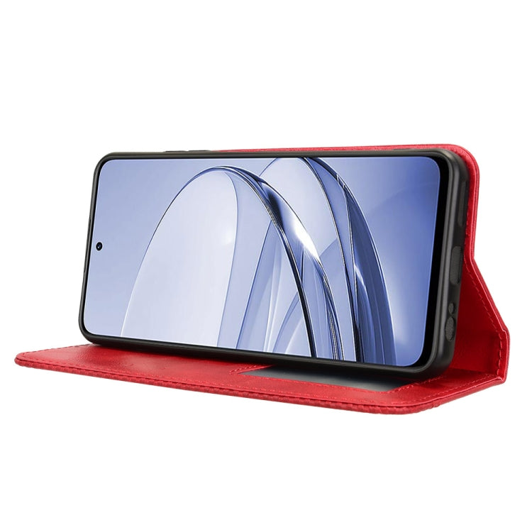 For ZTE Blade V60 / Axon 60 4G Magnetic Buckle Retro Texture Leather Phone Case