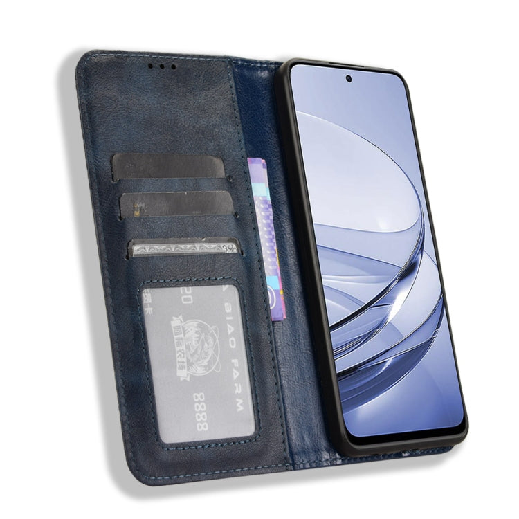 For ZTE Blade V60 / Axon 60 4G Magnetic Buckle Retro Texture Leather Phone Case