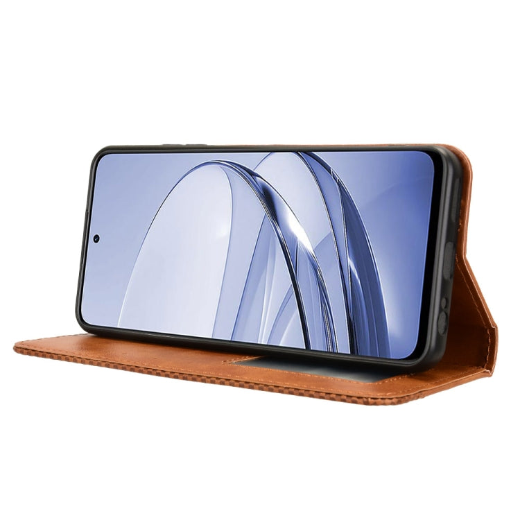 For ZTE Blade V60 / Axon 60 4G Magnetic Buckle Retro Texture Leather Phone Case