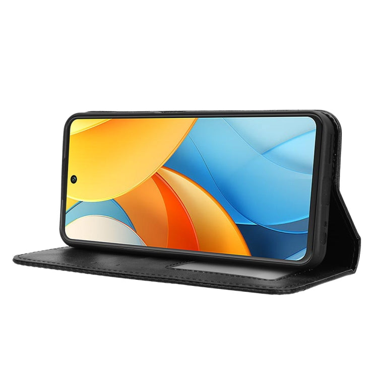 For ZTE Axon 60 Lite / Blade V60 Vita Magnetic Buckle Retro Texture Leather Phone Case