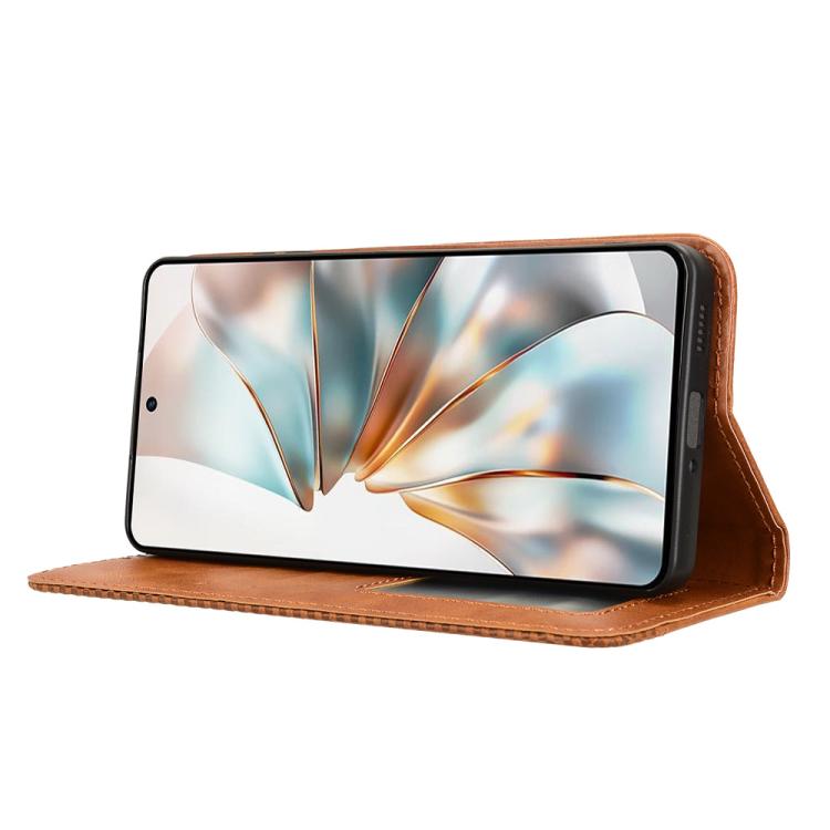 For ZTE nubia Z60S Pro Magnetic Buckle Retro Texture Leather Phone Case