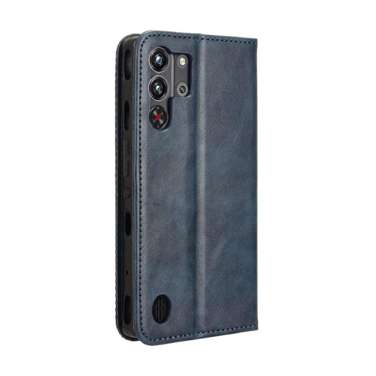 For ZTE nubia Red Magic 10 Pro / 10 Pro+ Magnetic Buckle Retro Texture Leather Phone Case