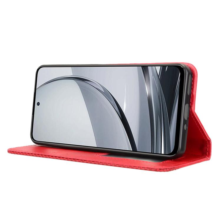 For ZTE nubia Focus Pro 5G Magnetic Buckle Retro Texture Leather Phone Case