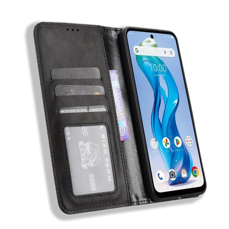 For ZTE nubia S 5G A403ZT Magnetic Buckle Retro Texture Leather Phone Case