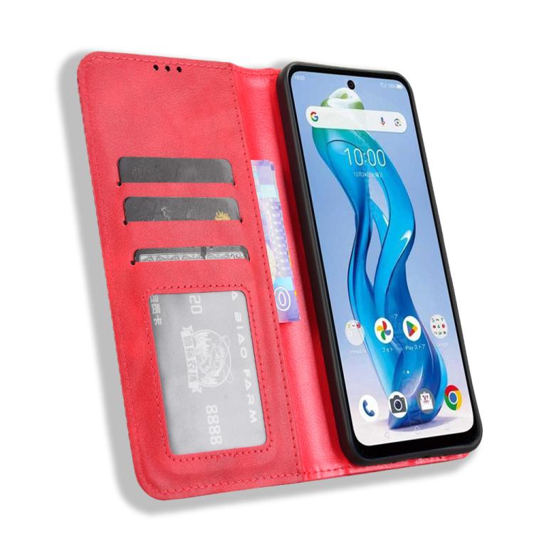 For ZTE nubia S 5G A403ZT Magnetic Buckle Retro Texture Leather Phone Case