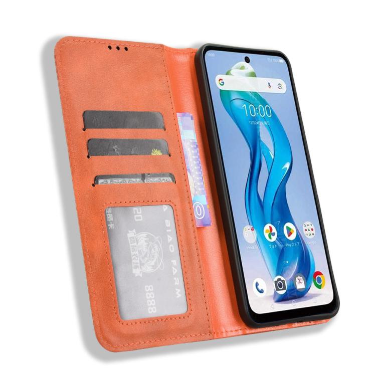 For ZTE nubia S 5G A403ZT Magnetic Buckle Retro Texture Leather Phone Case