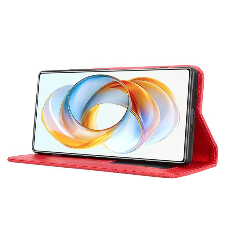 For ZTE nubia Z70 Ultra Magnetic Buckle Retro Texture Leather Phone Case