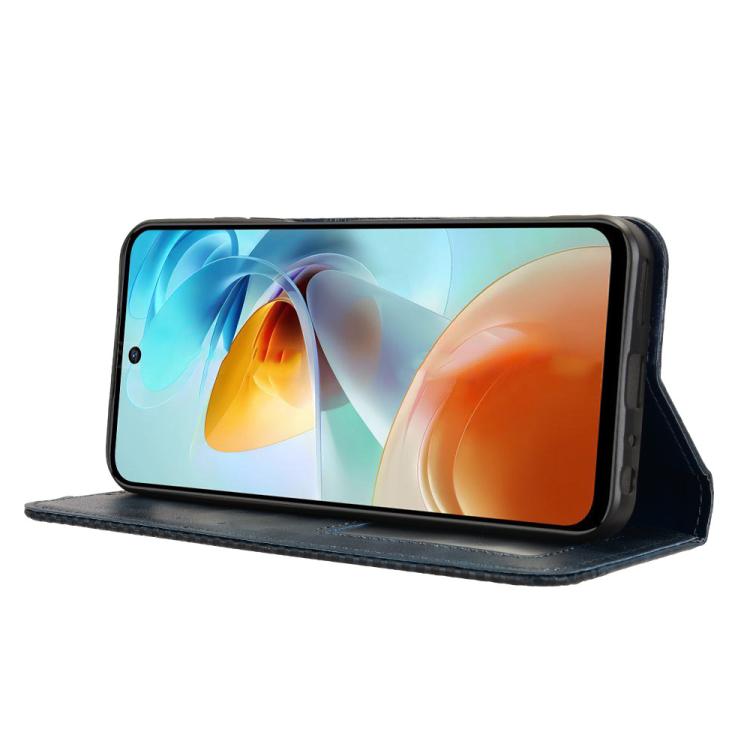 For ZTE nubia Music 2 Magnetic Buckle Retro Texture Leather Phone Case
