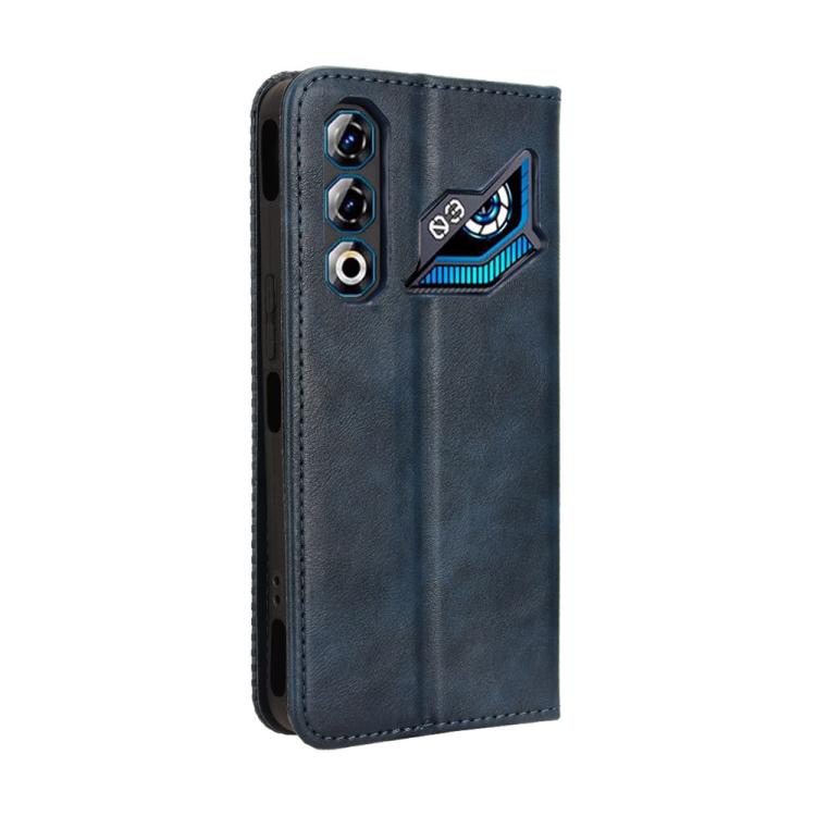 For ZTE nubia Neo 3 GT 5G Magnetic Buckle Retro Texture Leather Phone Case