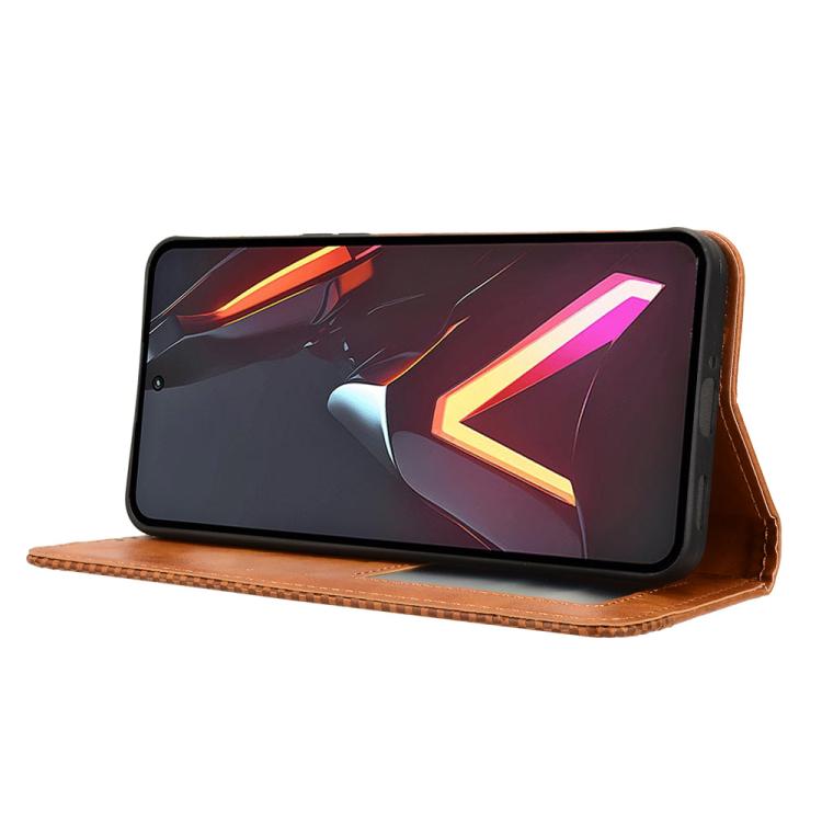For ZTE nubia Neo 3 GT 5G Magnetic Buckle Retro Texture Leather Phone Case