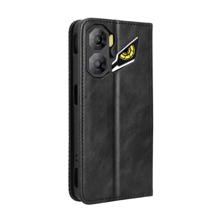 For ZTE nubia Neo 3 5G Magnetic Buckle Retro Texture Leather Phone Case